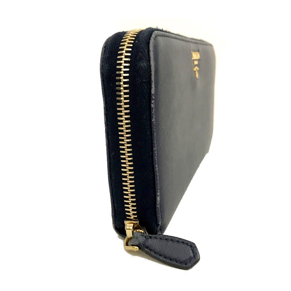 Prada Saffiano Leather Zip Around Long #193684P59 - Picture 2 of 8